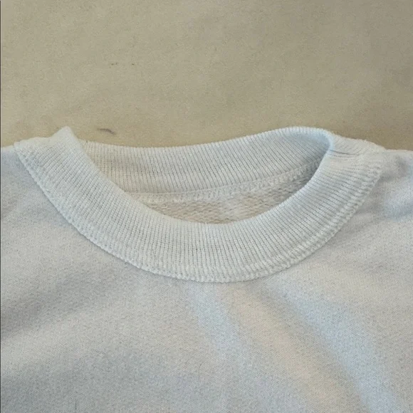 Vintage! Kids White Cotton-Blend Crew “Kids For a Caring World”, sz S - Picture 4 of 9